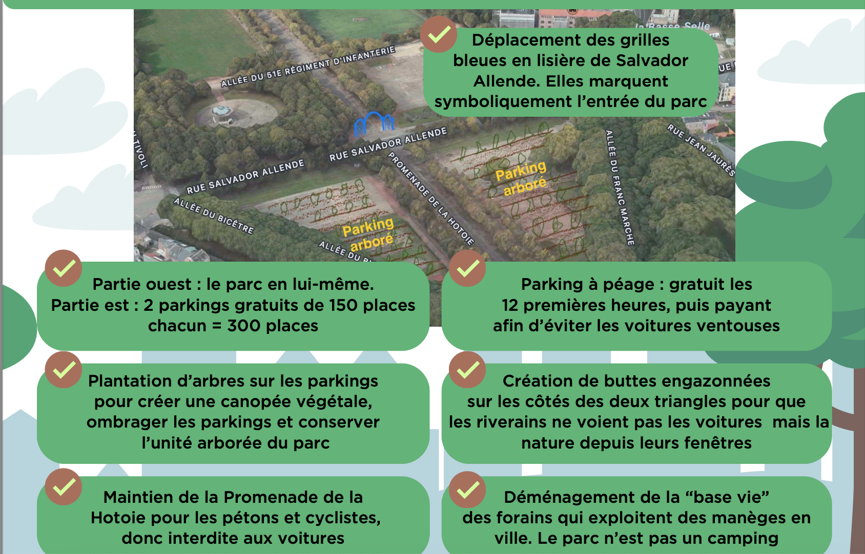 Lire la suite à propos de l’article Parc de la Hotoie : Renaud Deschamps est opposé à la fermeture de la circulation aux véhicules sur l’avenue Salvadore Allende