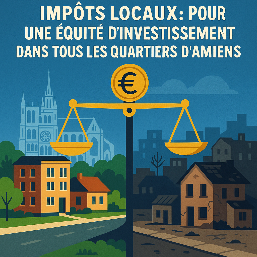 Lire la suite à propos de l’article Impôts locaux : pour une équité d’investissement dans tous les quartiers d’Amiens
