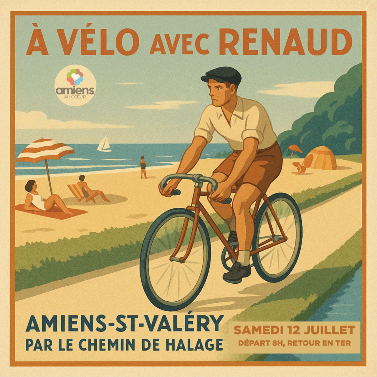 Lire la suite à propos de l’article Sortie à vélo d’Amiens vers Saint-Valéry-sur-Somme le samedi 12 juillet 2025 : un moment d’échange et de convivialité hors du cadre habituel